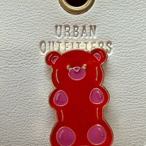 Urban Outfitters Red and Pink Gummy Bear Brooch Lapel Pin NWT